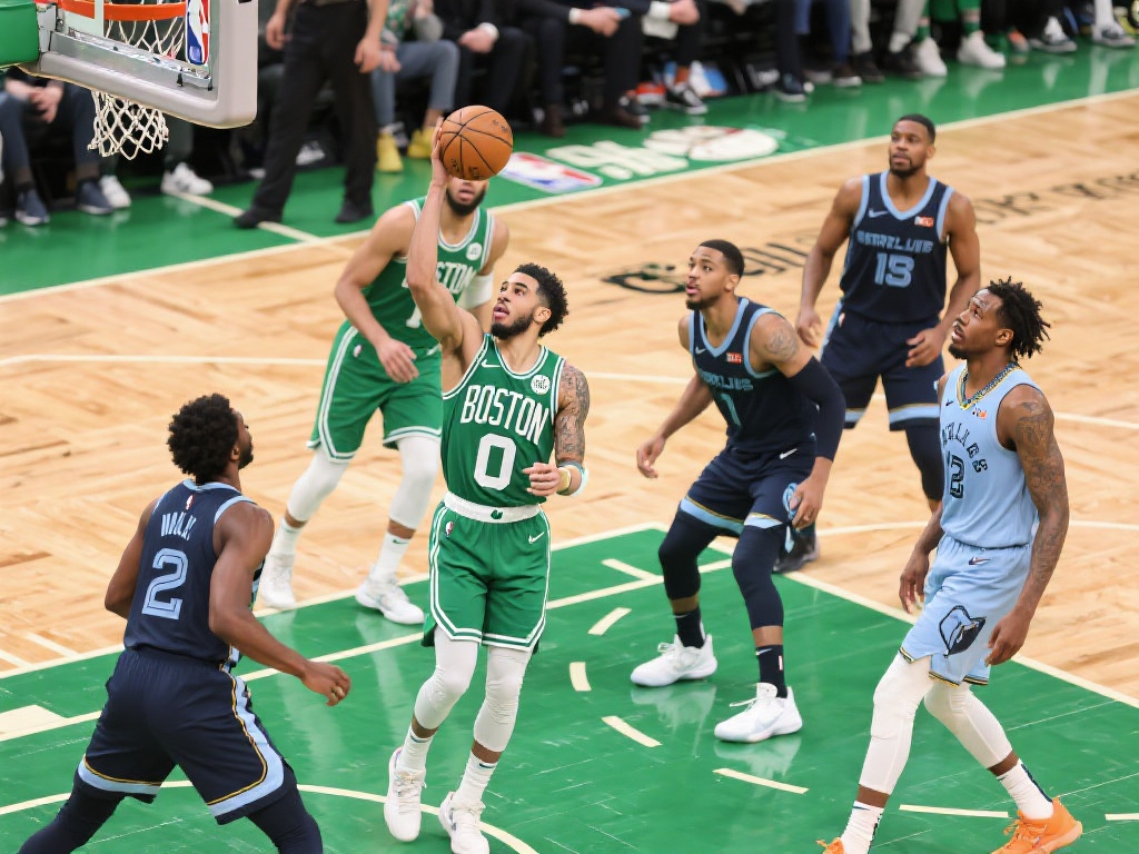 塔图姆狂轰25+14力压莫兰特 凯尔特人力克灰熊 凯尔特人团队实力取胜:战术与配合成关键