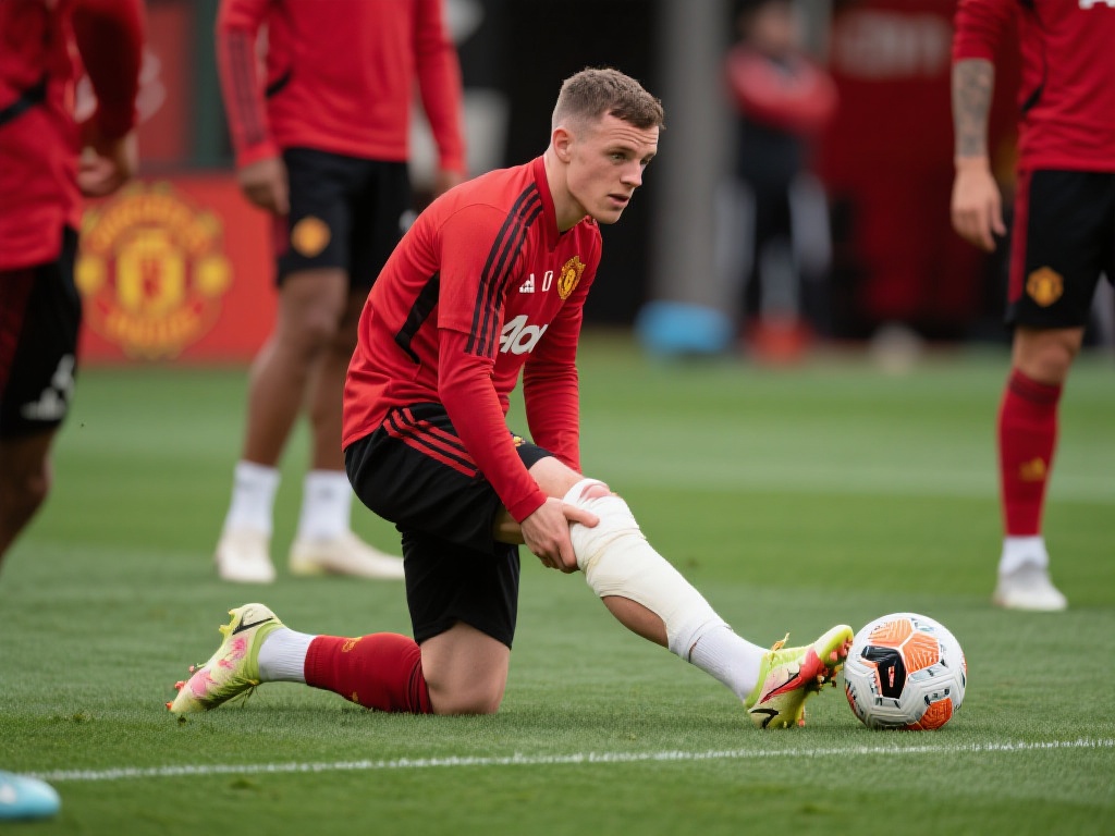 在近日的一次训练中，曼联新援梅森·芒特不